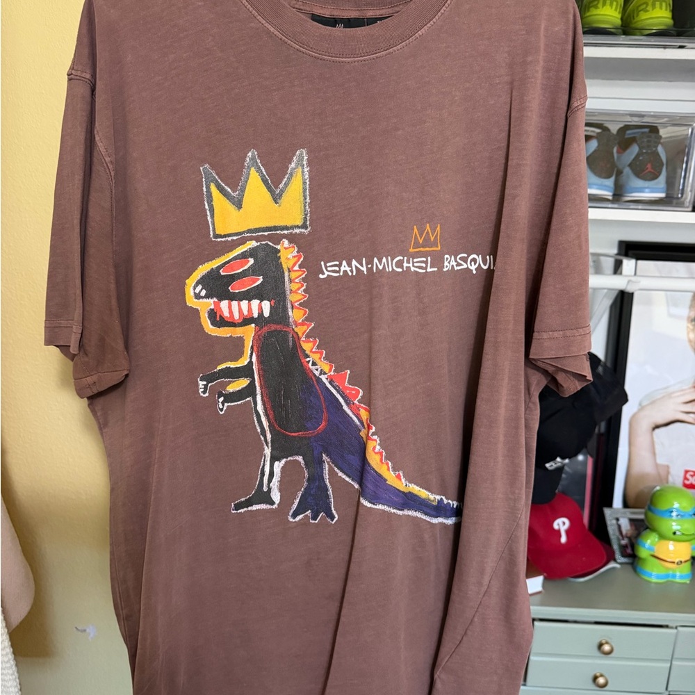 Jean-Michel Basquiat Dinosaur Graphic T-Shirt XL